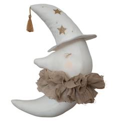 Trophée mural enfant, Lune Magique Blanc 43 x 20 cm  - vertbaudet enfant