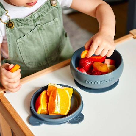 Coffret mes premiers repas - Bol Cuillère Gobelet - Vert amande VERT 3 - vertbaudet enfant 