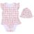 Body robe et chapeau en coton bio, Fraise ROSE 1 - vertbaudet enfant 