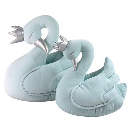 Peluche artisanale Cygne - 23 cm BLEU 1 - vertbaudet enfant 