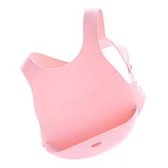 Bavoir récupérateur en silicone - Rose  - vertbaudet enfant