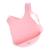 Bavoir récupérateur en silicone - Rose ROSE 1 - vertbaudet enfant 