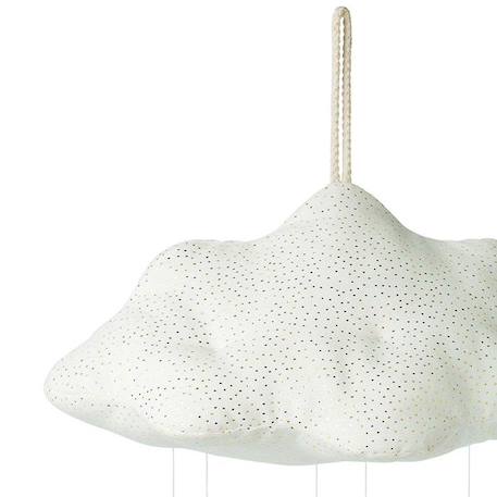 Mobile en velours Nuage - Blanc - 34 cm - Picca Loulou - Décoration BLANC 3 - vertbaudet enfant 