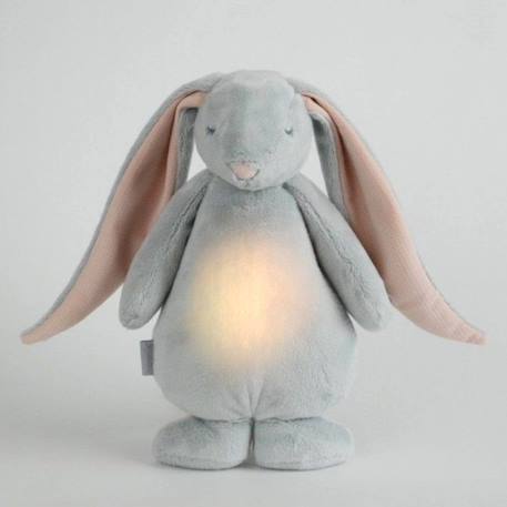 Veilleuse Moonie - lapin magique sons et lumiéres - Gris/Rose GRIS 2 - vertbaudet enfant 