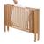 Lit bébé à barreaux pliable en hêtre massif naturel - Marque - Modèle - Dimensions 60x120 cm - Matelas inclus MARRON 4 - vertbaudet enfant 