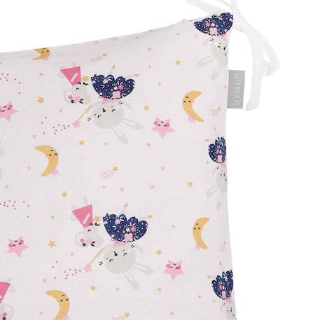 Sevira Kids - Taies de coussin pour tour de lit modulable, FAIRY FLORE Rose TU ROSE 3 - vertbaudet enfant 