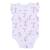 Body bébé sans manches en coton bio, Flamants roses BLANC 1 - vertbaudet enfant 