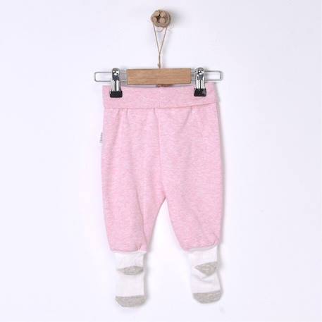 Pantalon bébé à pieds en coton bio - SEVIRA KIDS - ACTIVE - Rose - Regular - Taille standard - Femme ROSE 3 - vertbaudet enfant 