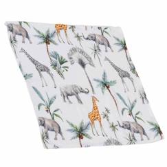 Linge de maison et décoration-Maxi lange en bambou Safari - Sevira Kids - Multicolore - 100x100 cm