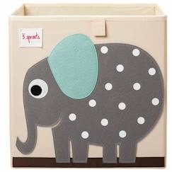 Chambre et rangement-Rangement-Rangement livres-Boîte de rangement pour jouets, Éléphant