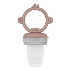 Grignoteur bébé en silicone - MINIKOIOI - Caramel - Bout rond  - vertbaudet enfant