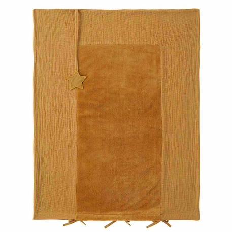 Housse pour matelas à langer en gaze de coton - SEVIRA KIDS - Noisette - 0 mois - Bébé - 80 cm x 60 cm MARRON 1 - vertbaudet enfant 