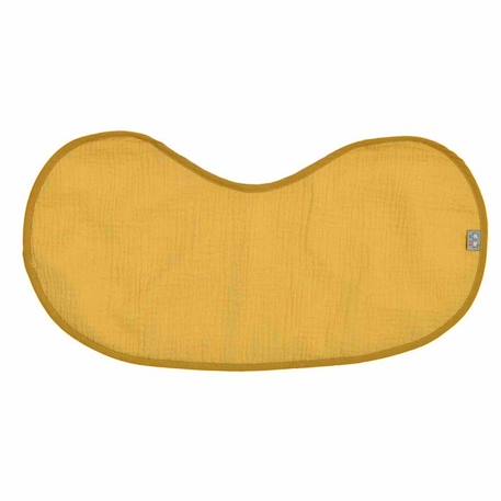 Bavoir d'épaule en gaze de coton et bambou Moutarde 56 x 28 cm JAUNE 1 - vertbaudet enfant 