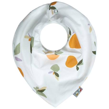 Sevira Kids - Bavoir bandana en coton Clem BLANC 1 - vertbaudet enfant 