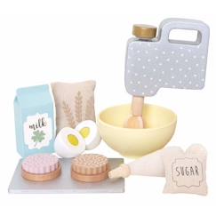 Jouet-Jeux d'imitation-Dinette en bois - JABADABADO - Set cookies - Multicolore - Bébé - Mixte