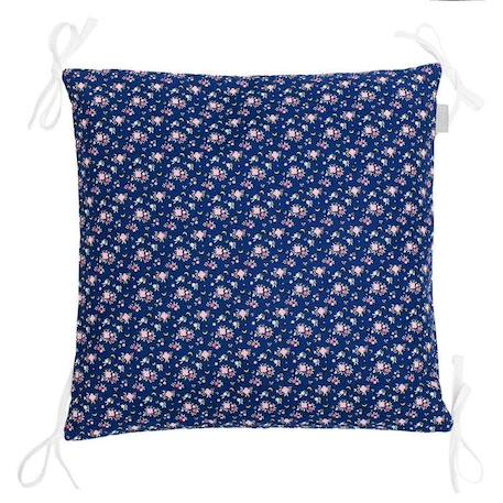 Sevira Kids - Taies de coussin pour tour de lit modulable, FAIRY FLORE Bleu Marine TU BLEU 1 - vertbaudet enfant 