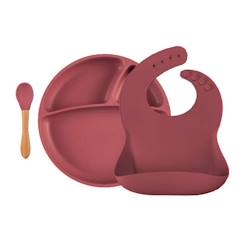 Puériculture-Repas-Coffret repas Minikoioi - Terracotta - 6 mois