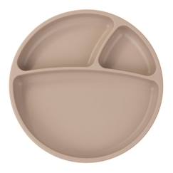 -Assiette bébé à ventouse en silicone - SEVIRA KIDS - Nude - Rose - Bébé - Mixte