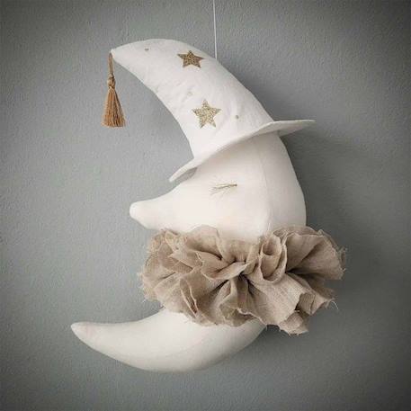 Trophée mural enfant, Lune Magique Blanc 43 x 20 cm BLANC 3 - vertbaudet enfant 