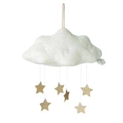 Mobile en velours Nuage - Blanc - 34 cm - Picca Loulou - Décoration  - vertbaudet enfant