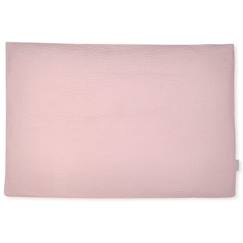 Linge de maison et décoration-Sevira Kids - Taie d'oreiller en gaze de coton Jeanne - Rose - 35 x 40 cm