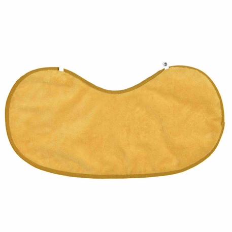 Bavoir d'épaule en gaze de coton et bambou Moutarde 56 x 28 cm JAUNE 2 - vertbaudet enfant 