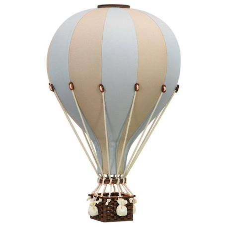 Montgolfiére décorative - Beige et bleu - Taille L BLEU 1 - vertbaudet enfant 