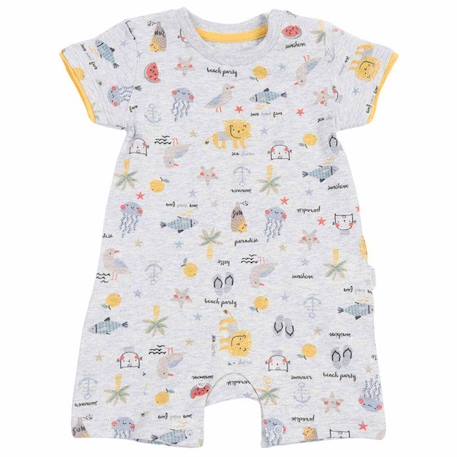 Bébé-Combishort bébé en coton bio - Summer Multicolore - Confortable et respirant - Certifié GOTS