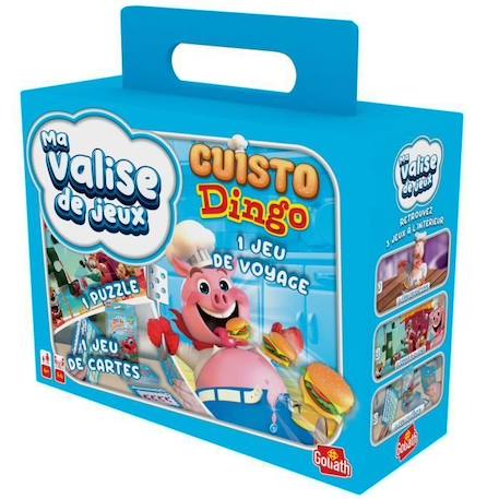 Valisette Multi Jeux 1-Cuisto Dingo Voyage GOLIATH BLEU 2 - vertbaudet enfant 