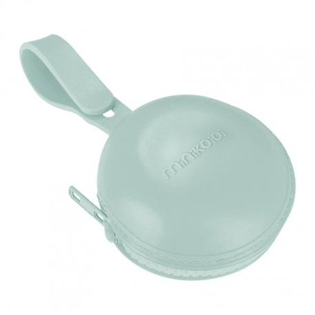 Range sucette zippé en silicone - Minikoi - Vert amande - Mixte - 0 mois - Naissance - Bébé VERT 1 - vertbaudet enfant 