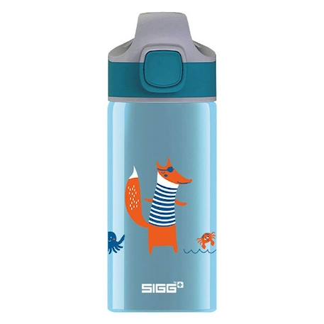 Garçon-Accessoires-Gourde pour enfant en aluminium - Renard - 0,4L - Bleu