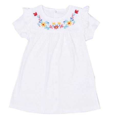 Robe avec bandeau en coton biologique, ELISE BEIGE 1 - vertbaudet enfant 