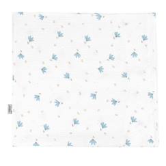 Sevira Kids - Taie d'oreiller en gaze de coton Bleuet - Blanc - 50 x 70 cm  - vertbaudet enfant