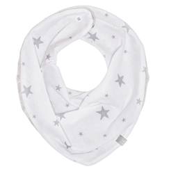 Bavoir bandana réversible - SEVIRA KIDS - Stella - Rose - Gris - Automne / Hiver  - vertbaudet enfant