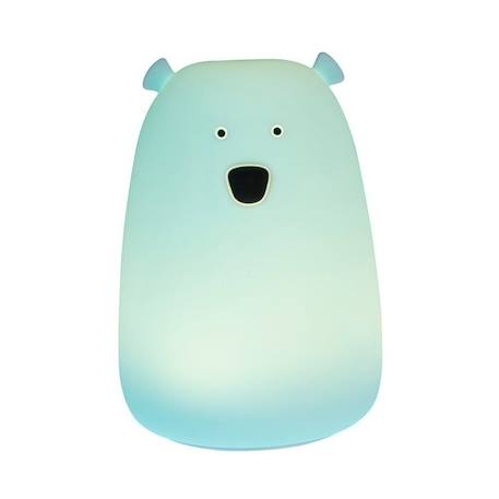 Veilleuse lumineuse tactile en silicone, Ourson BLEU 2 - vertbaudet enfant 