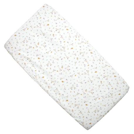 Drap housse berceau en coton Sidonia - Multicolore - 40 x 80 cm - SEVIRA KIDS BLANC 1 - vertbaudet enfant 