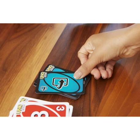 Jeu de Cartes UNO Flip - Mattel Games - Dès 7 ans - Cartes réversibles et carte Flip pour plus de stratégie VIOLET 4 - vertbaudet enfant 