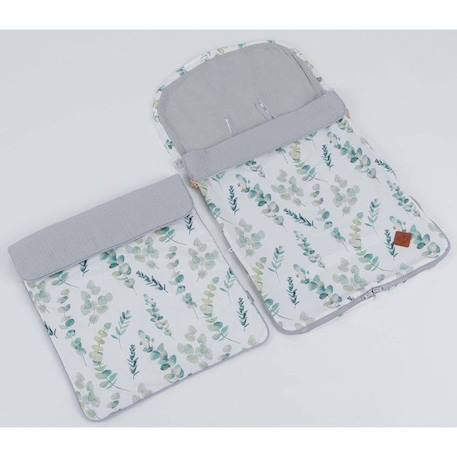 Chanceliére universelle en 100% coton - Eucalyptus BLANC 4 - vertbaudet enfant 