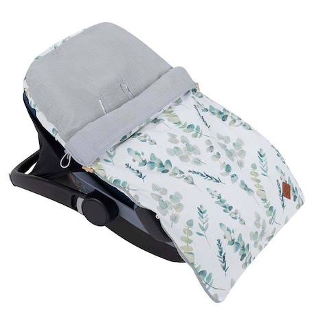 Chanceliére universelle en 100% coton - Eucalyptus BLANC 2 - vertbaudet enfant 