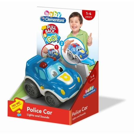 Clementoni -Voiture de police BLEU 2 - vertbaudet enfant 