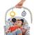 DISNEY BABY Transat Mickey Triangles Multicolores, Vibrations, 2 Jouets, Harnais 3 point d'attache, Lavable en machine BLANC 5 - vertbaudet enfant 