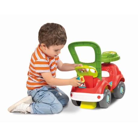 Voiture d'aventure Arthur - Clementoni - 52678 - Rouge - Multicolore - Bébé - Plastique recyclé ROUGE 2 - vertbaudet enfant 