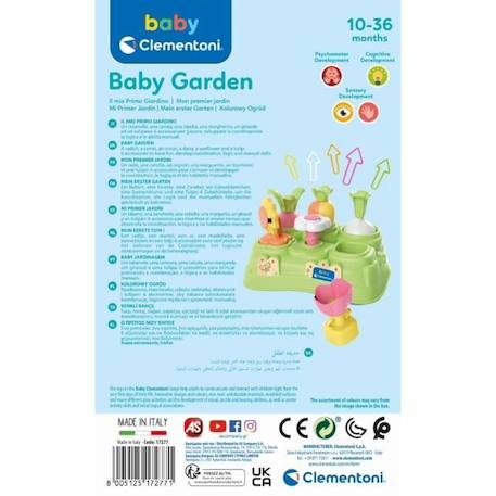 Jardin d'éveil pour bébé - Clementoni - Mon premier jardin - Découverte des formes et couleurs VERT 6 - vertbaudet enfant 