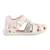 Sandales Geox Enfant - Blanc Rose Claire - Scratch - Elthan ROSE 2 - vertbaudet enfant 