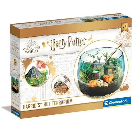 Terrarium Harry Potter - CLEMENTONI - Cabane de Hagrid à reproduire BLANC 2 - vertbaudet enfant 