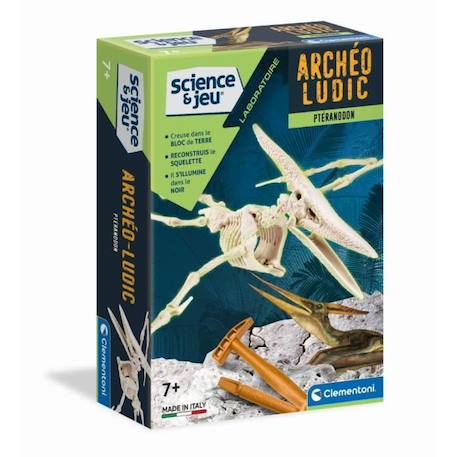 Clementoni - Science & Jeu - Archéo Ludic - Ptéranodon BLANC 1 - vertbaudet enfant 