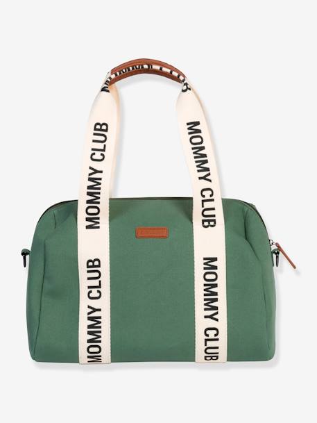 Sac à langer CHILDHOME Mommy Club Marron+Noir+Off white+Vert 27 - vertbaudet enfant 