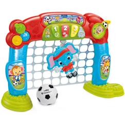 Jouet-Jeux éducatifs-Jeux pédagogiques-Baby Clementoni - Tigoal, mon but de football - Fabriqué en Italie