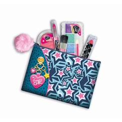 Jouet-Activités artistiques et musicales-Loisirs créatifs-Trousse de Maquillage Lavable en Tissu pour Enfant - Clementoni Crazy Chic - Contient 5 Produits de Maquillage