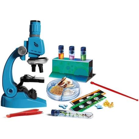 Clementoni - Sciences et Jeu - Super Microscope Professionnel - 8 ans et + BLEU 2 - vertbaudet enfant 